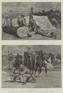 O Victoria Rifle Volunteers, de Melbourne, no Torneio Militar de Islington